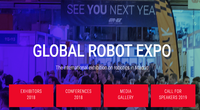 2018 Global Robot Expo （西班牙）